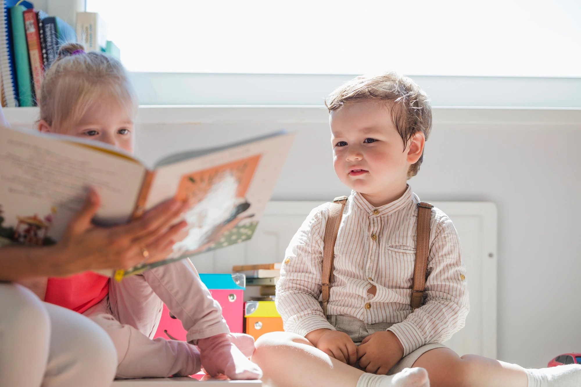 Les bienfaits du livre pour bébé et l'animation lecture en crèche